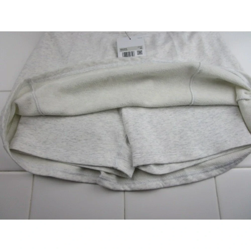 Nike Mid Rise Terry Mini Skort Light Gray Tennis Women's XS HJ1274-051